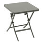 Voir la diapositive 1 : HESPERIDE Table basse pliante carrée 2 places GREENSBORO