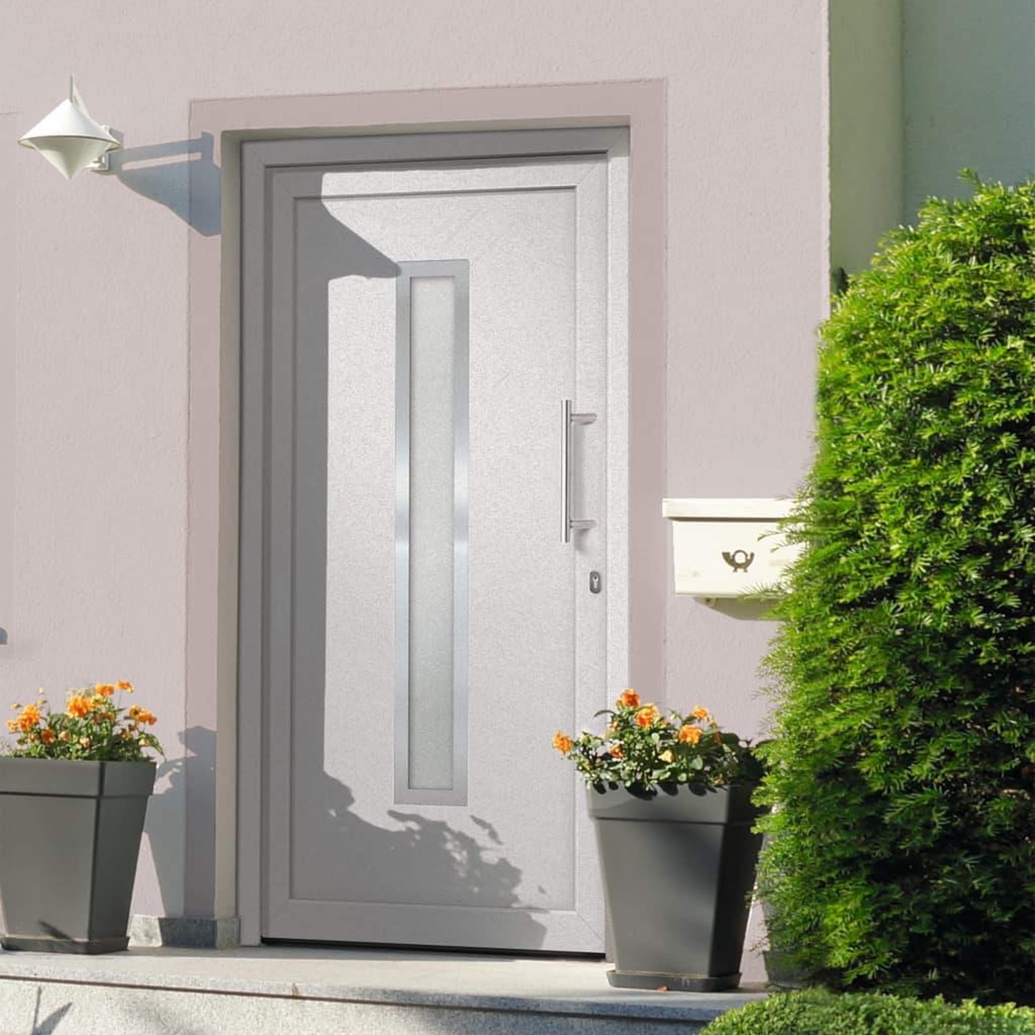Voir la diapositive 1 : VIDAXL Porte d'entree Blanc 98x208 cm