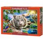 Voir la diapositive 2 : Castorland Puzzle 1500 pièces : Le tigre blanc