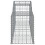 Voir la diapositive 5 : VIDAXL Paniers a gabions arques 11 pcs 300x50x60/80 cm fer galvanise