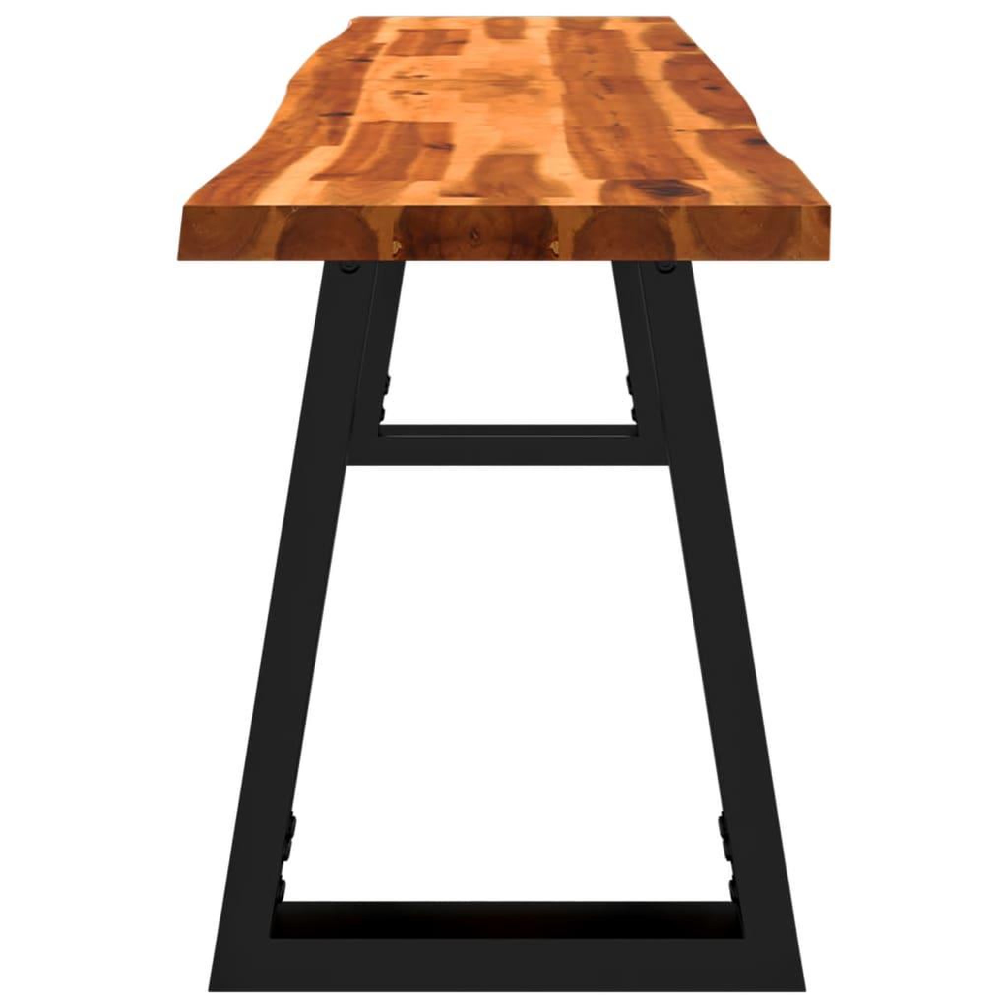 Voir la diapositive 5 : VIDAXL Banc avec bord vivant 160 cm bois d'acacia massif