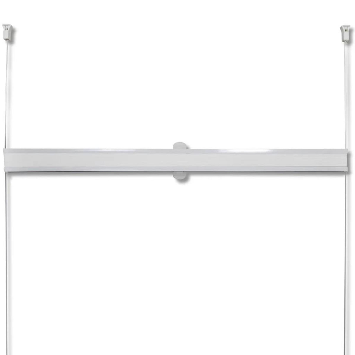 VIDAXL Store plisse 100x125 cm Blanc