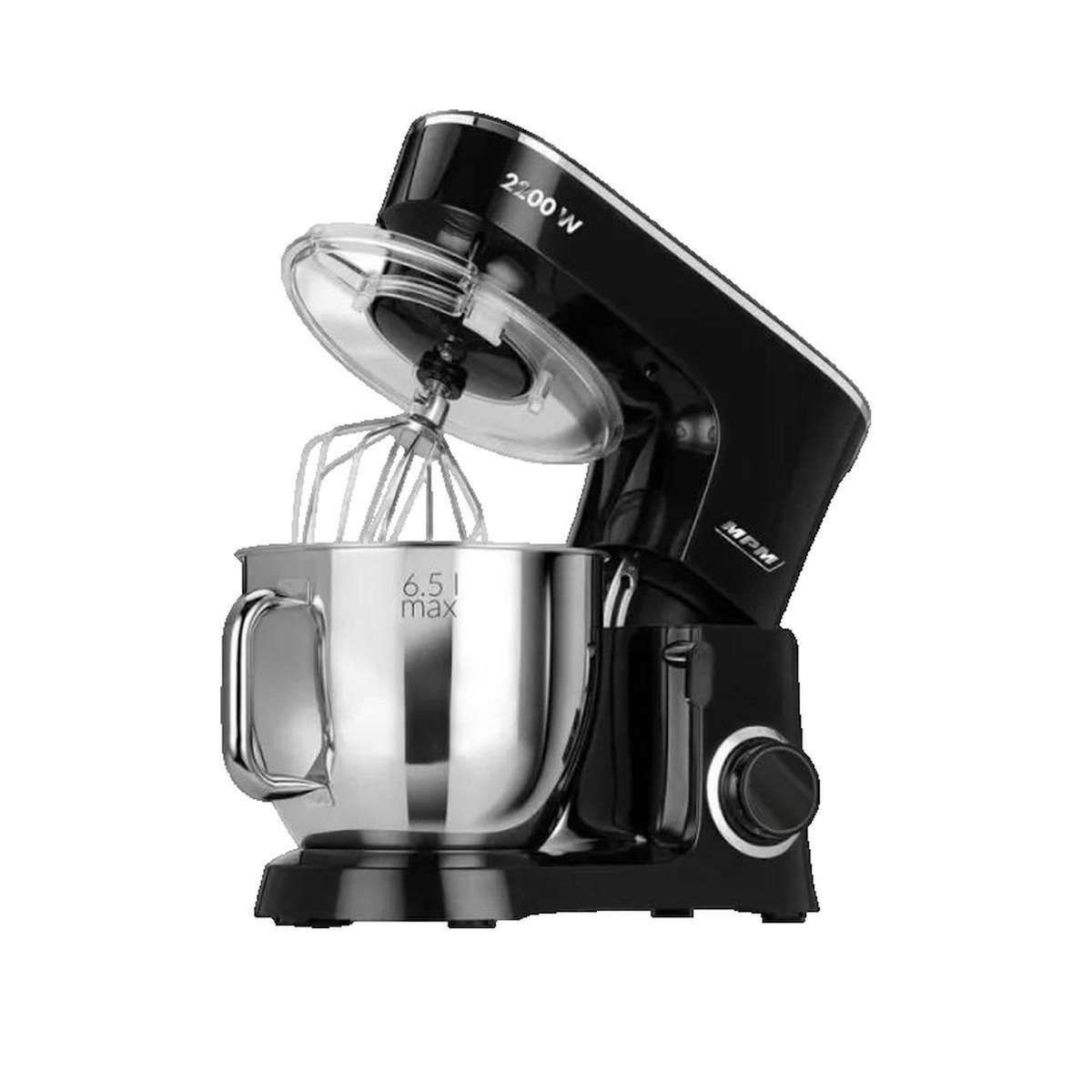 MPM Robot pâtissier MPM MRK-19 6,5 litres noir et inox