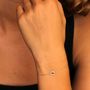 Voir la diapositive 2 : L'ATELIER D'AZUR Bracelet Or Blanc Diamants et Saphir Bleu