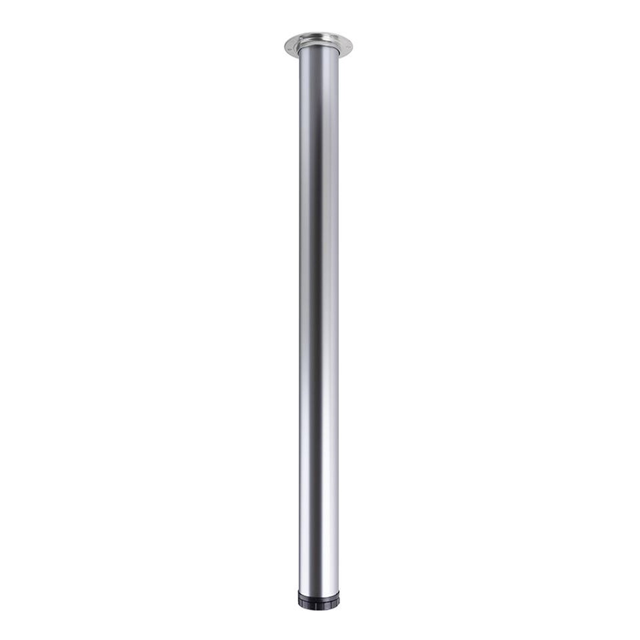 CENTRALE BRICO Pied de table ts001 710/60mm chrome mat - réglable