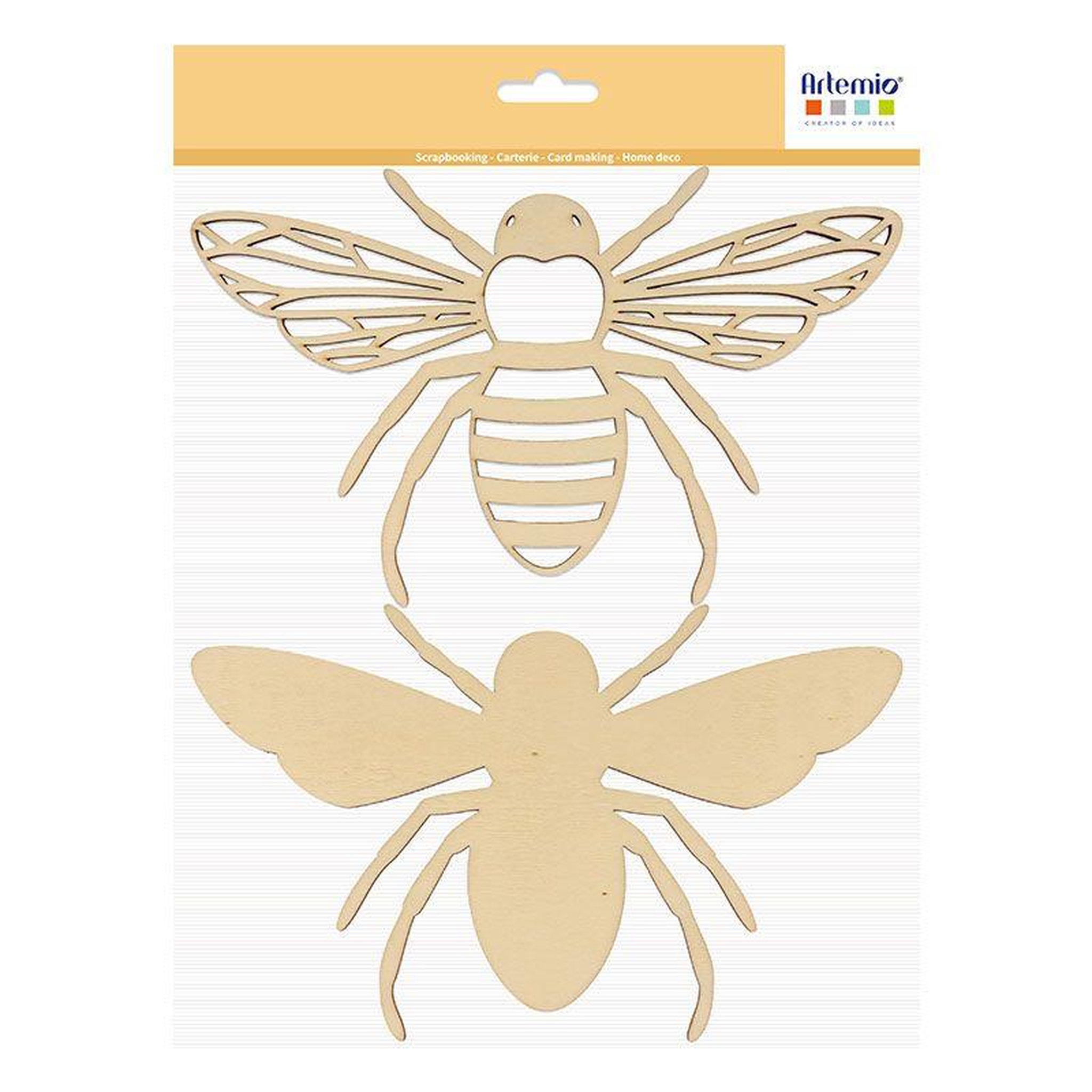 Voir la diapositive 4 : Artemio Décoration en bois Abeille