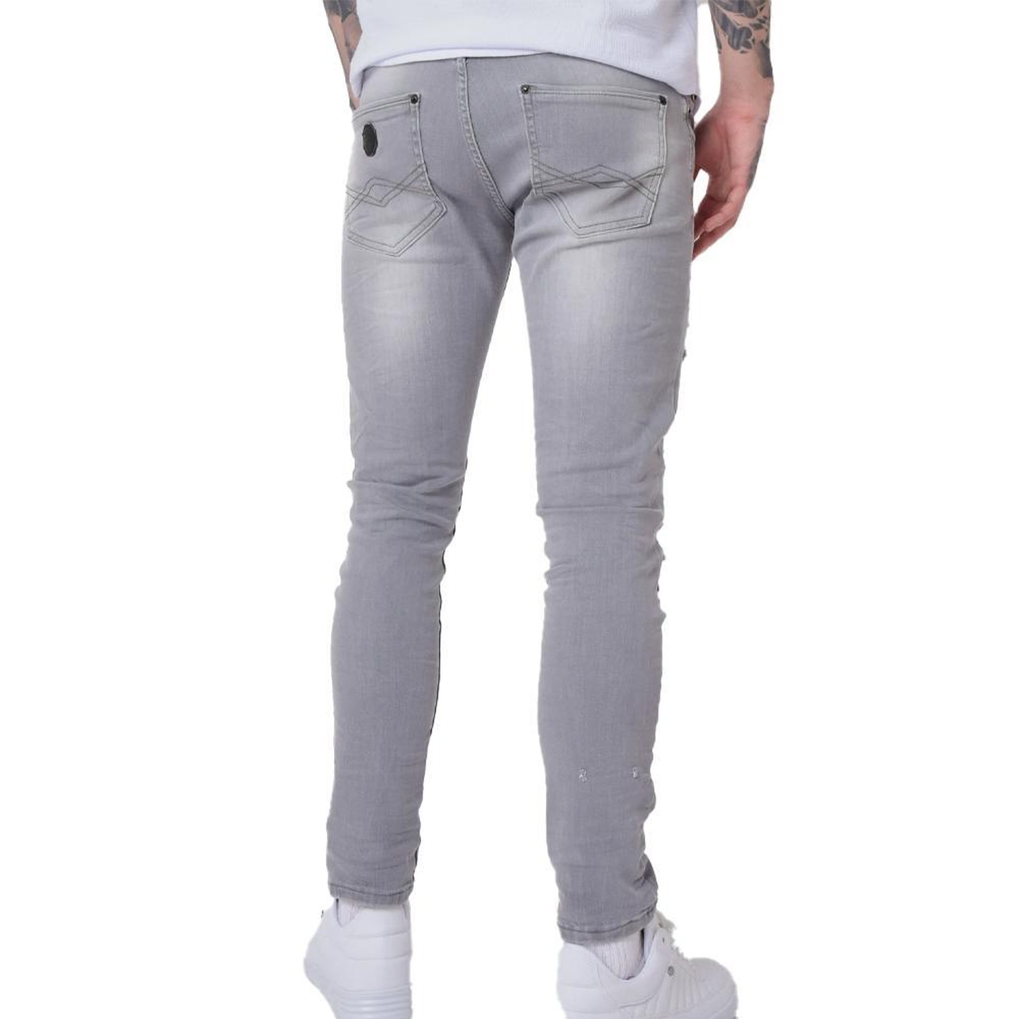 Voir la diapositive 2 : Project X Jeans Skinny Gris Homme Project X Paris Jean