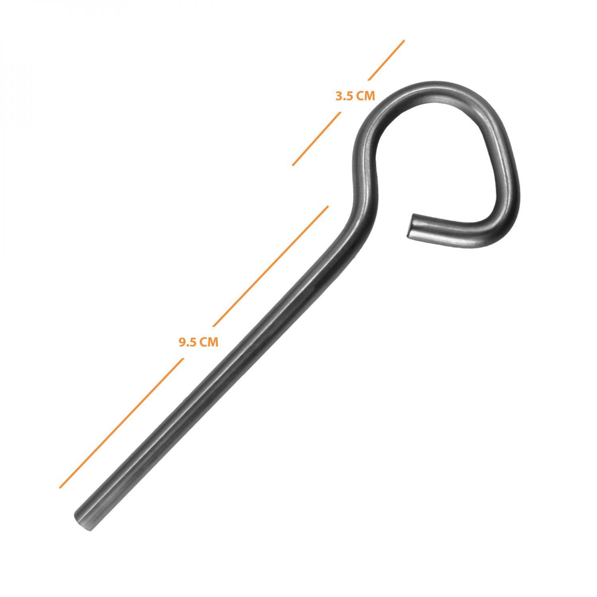 Voir la diapositive 2 : LINXOR Lot de 20 pitons P Évolution en inox - 13 cm