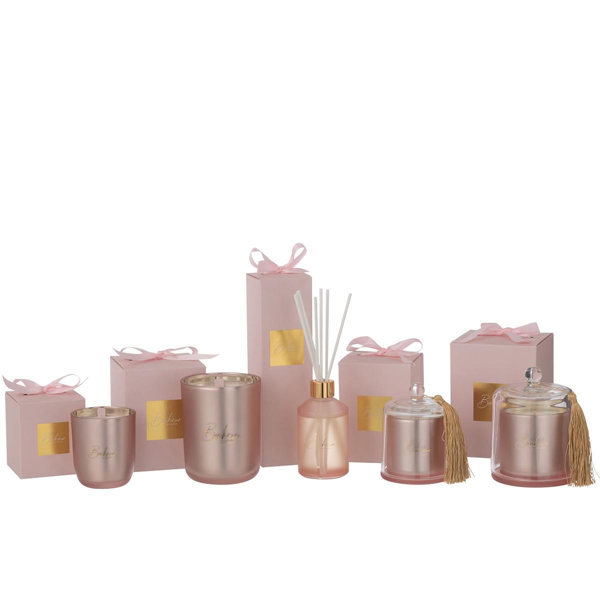 Voir la diapositive 3 : J-LINE Bougie parfumée cloche  cloe  13cm sapphire amber tea