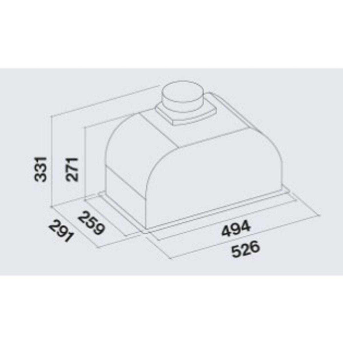 Falmec Hotte encastrable GRUPEVOP3130