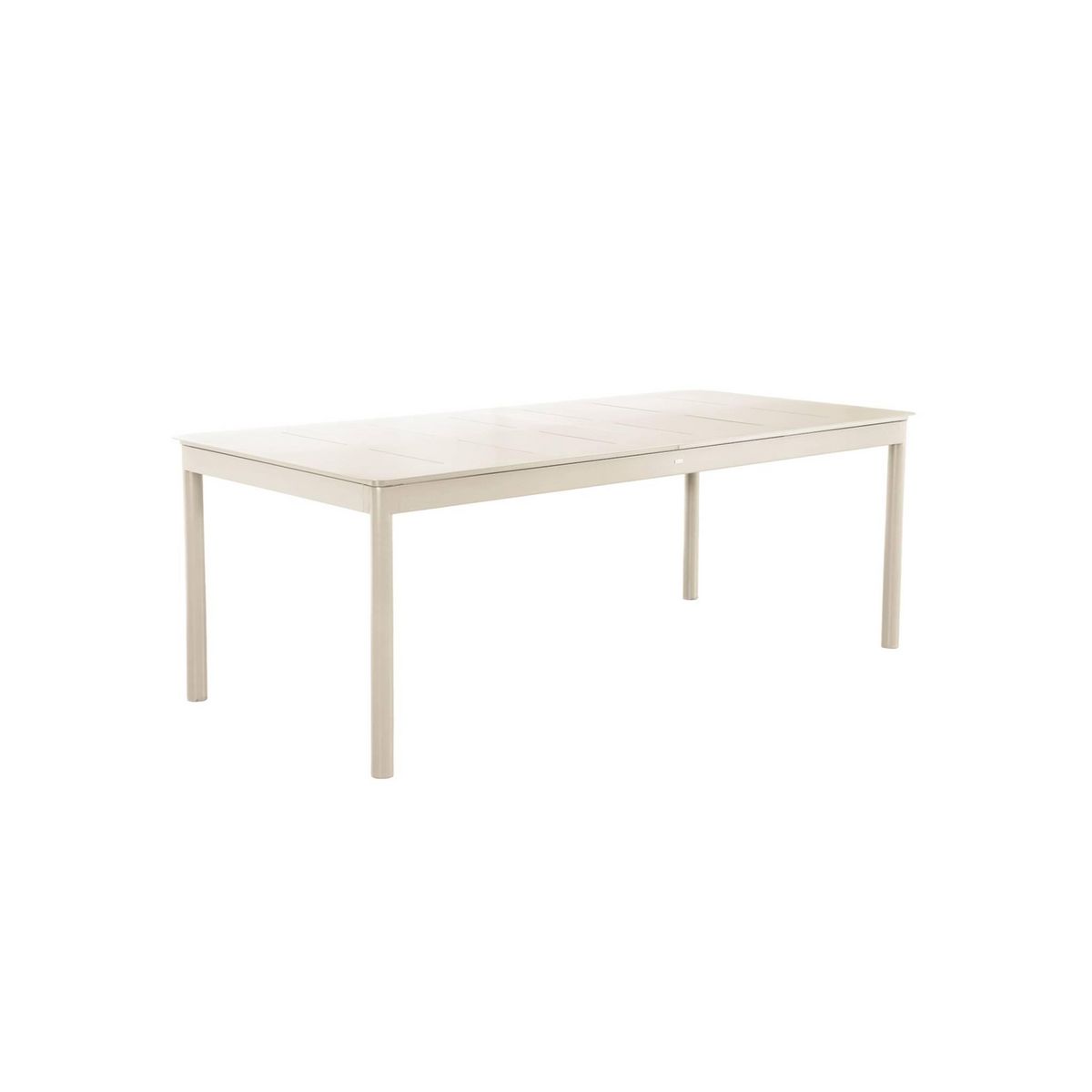 SWEEEK Table de jardin CHARLESTON extensible aluminium, 8 places, 210/300 x 100 x 75,5 cm