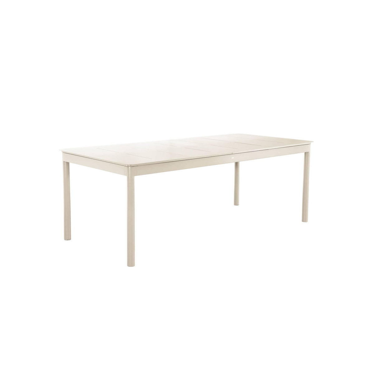 SWEEEK Table de jardin CHARLESTON extensible aluminium, 8 places, 210/300 x 100 x 75,5 cm