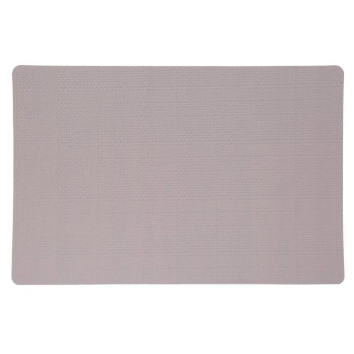 SECRET DE GOURMET Set de Table  Relief Natural  28x43cm Gris Clair