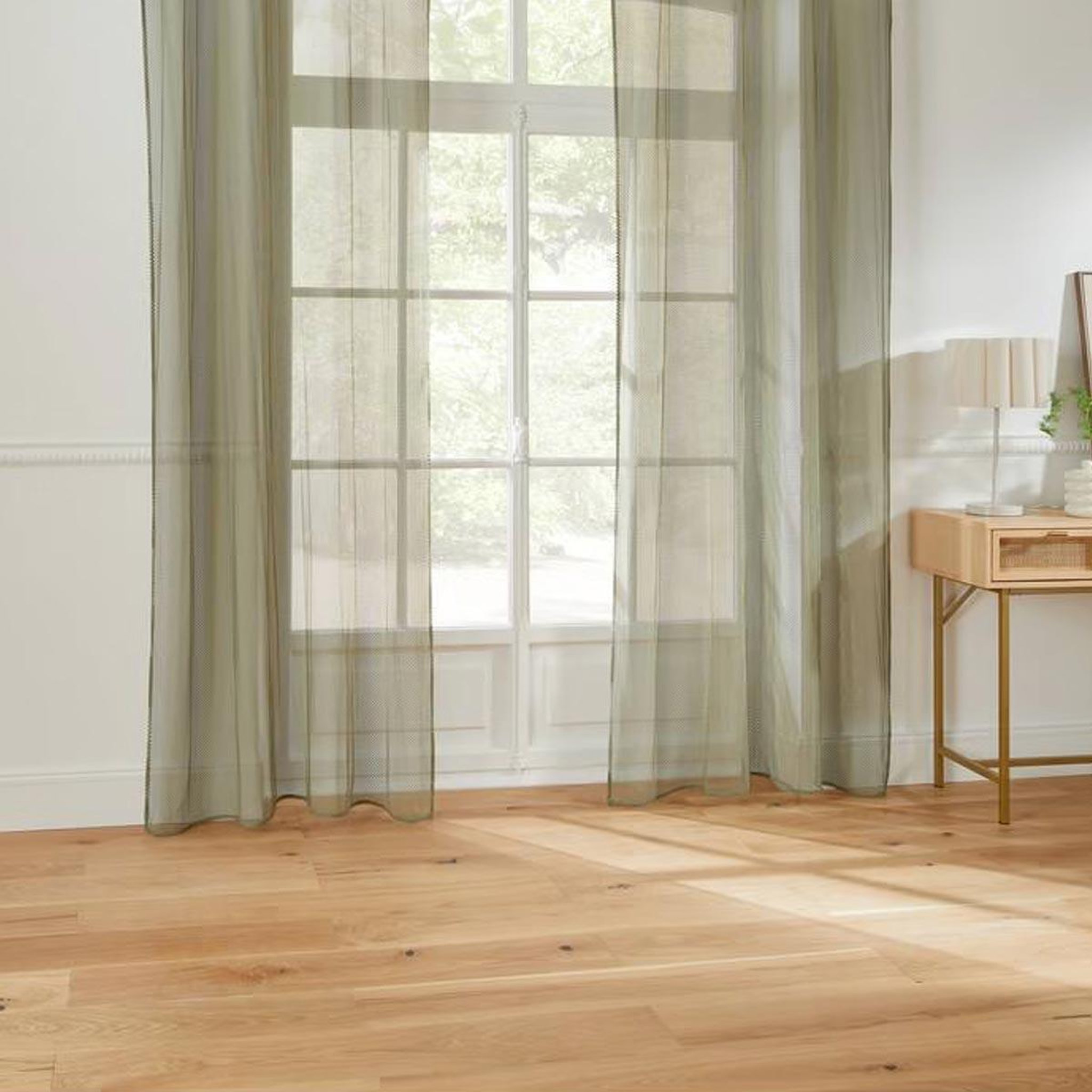 ATMOSPHERA Rideau voilage  zina  140x240cm kaki