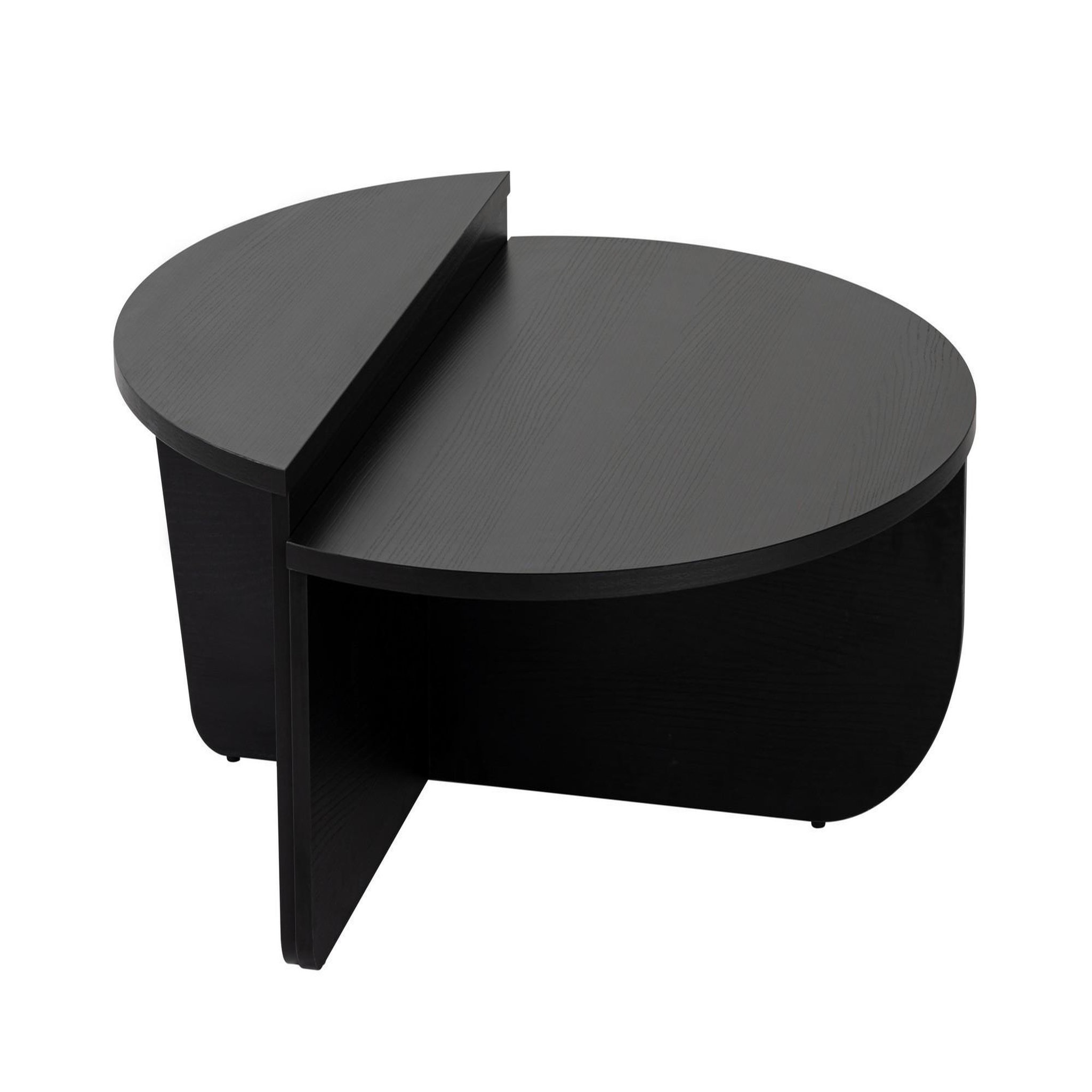 Habitat et Jardin Table basse en bois  orion  - 90 x 60 x 30 cm - bois noir