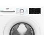 Voir la diapositive 2 : Beko Lave-linge hublot 8kg 1400 tours/min - BM3WFU48411