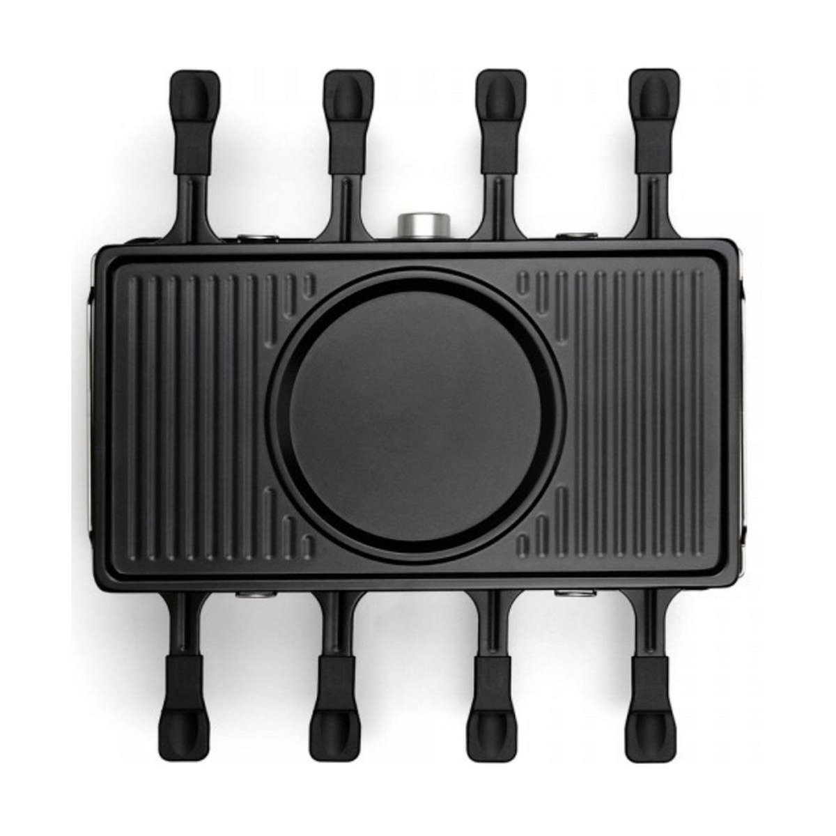 LIVOO Appareil à raclette 8 personnes 1400w + fondue et crêpes - DOC313