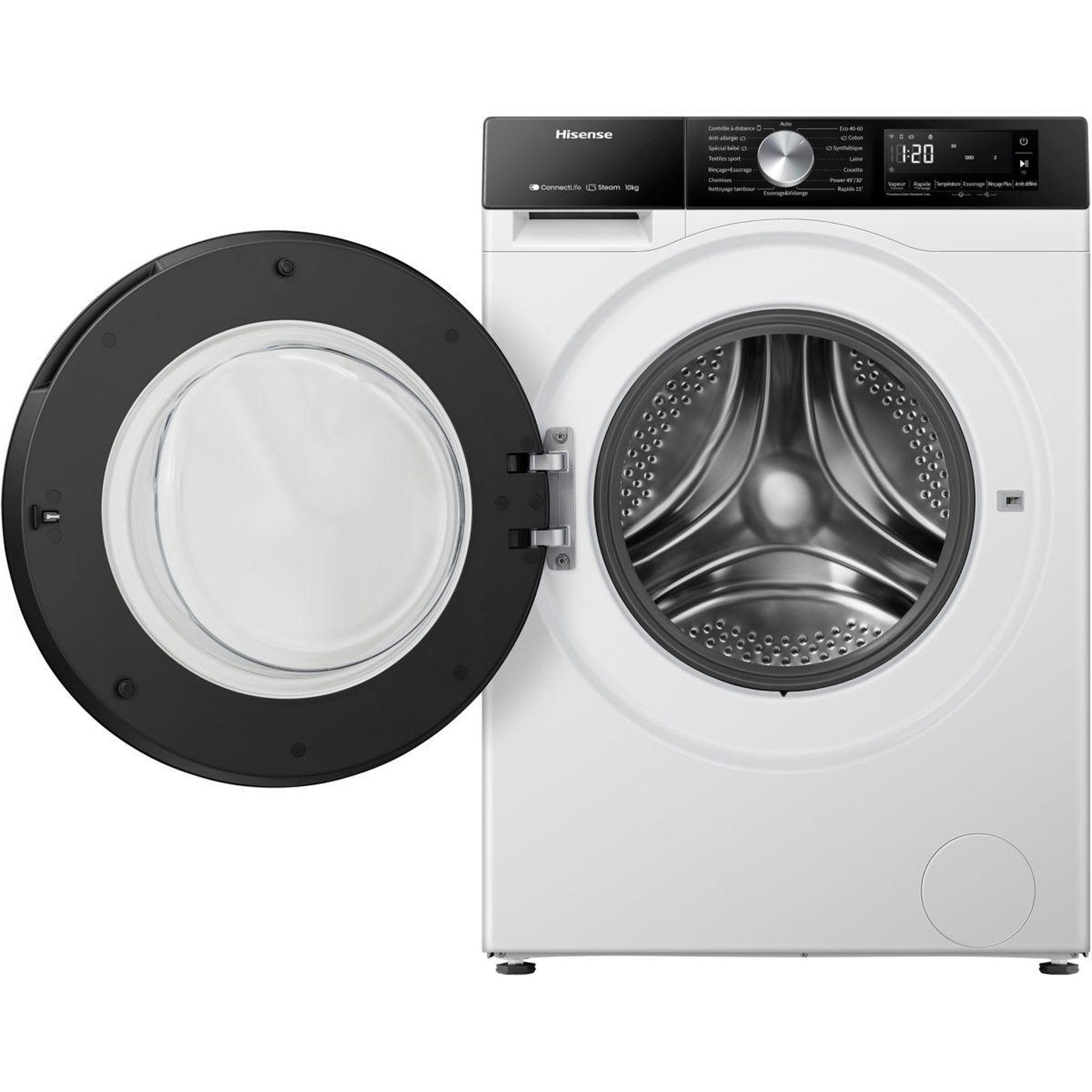 Voir la diapositive 2 : Hisense Lave linge hublot wf3s1043bw3