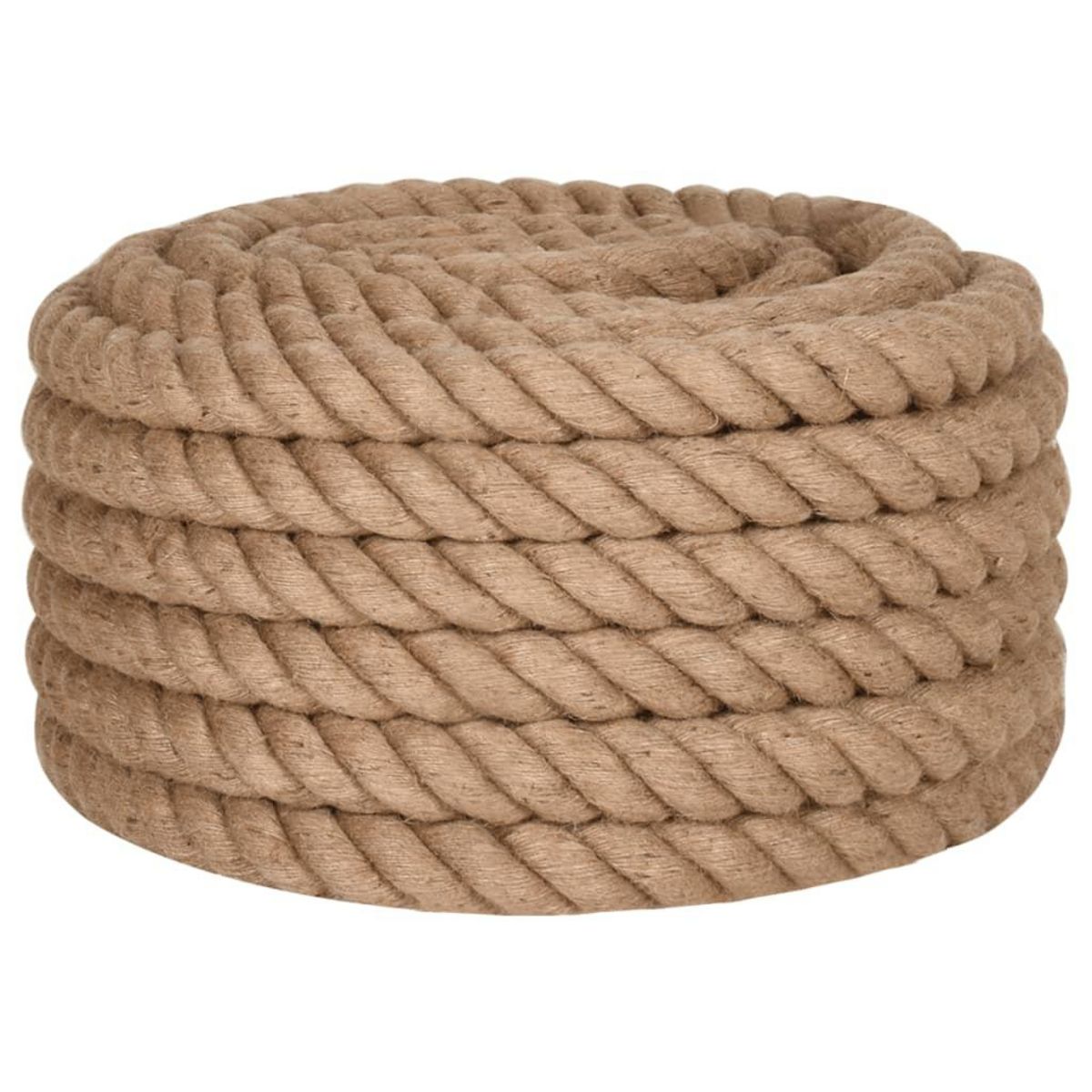 VIDAXL Corde de jute 5 m de long 40 mm d'epaisseur