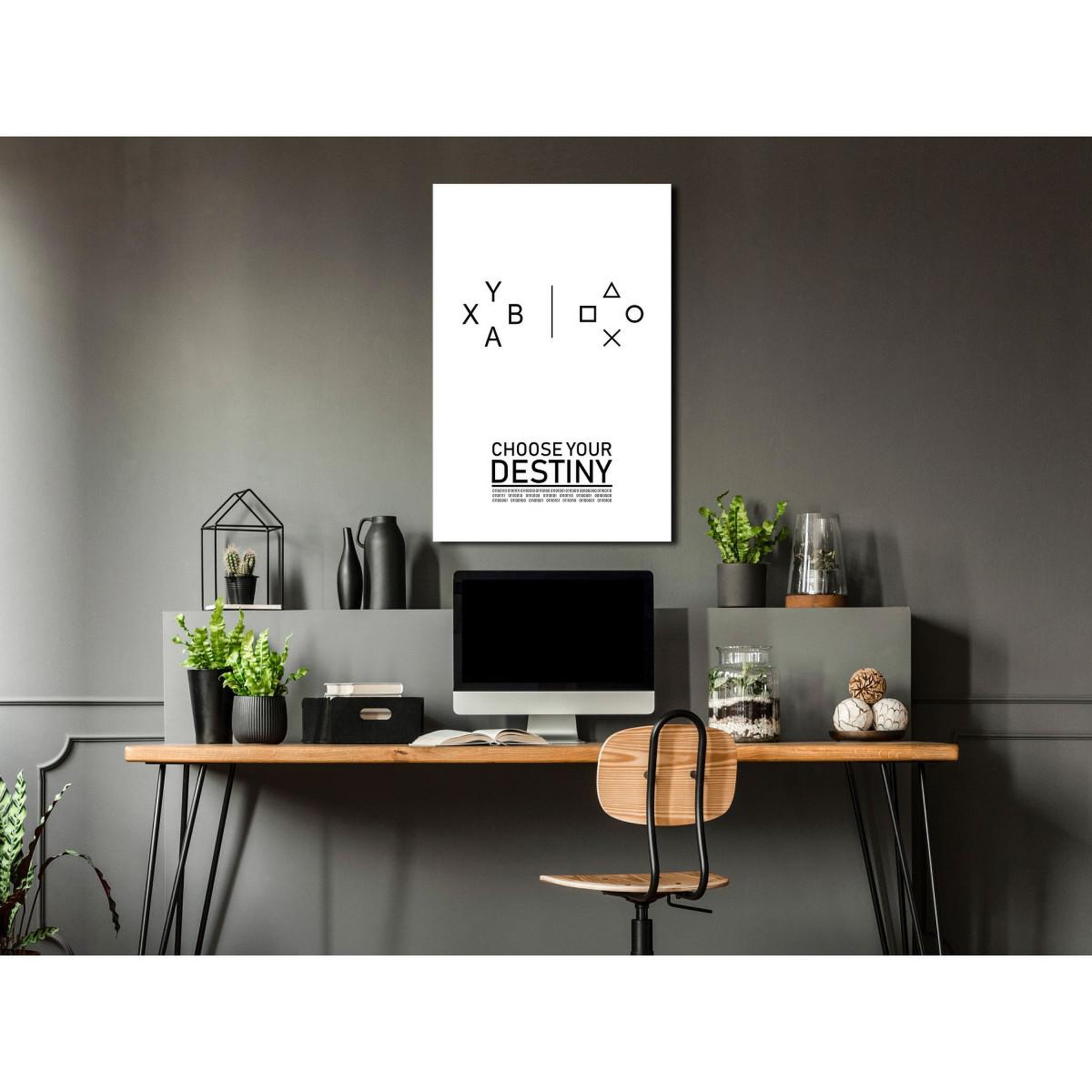 Voir la diapositive 2 : Paris Prix Tableau Imprimé  Choose Your Destiny