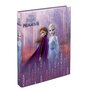 DISNEY Classeur A4 rigide Reine des Neiges Elsa et Anna forêt fond violet