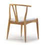 Voir la diapositive 2 : VS VENTA-STOCK Pack 2 chaises Rustic, Couleur Chêne, Bois Massif, 55 cm x 54,5 cm x 76 cm