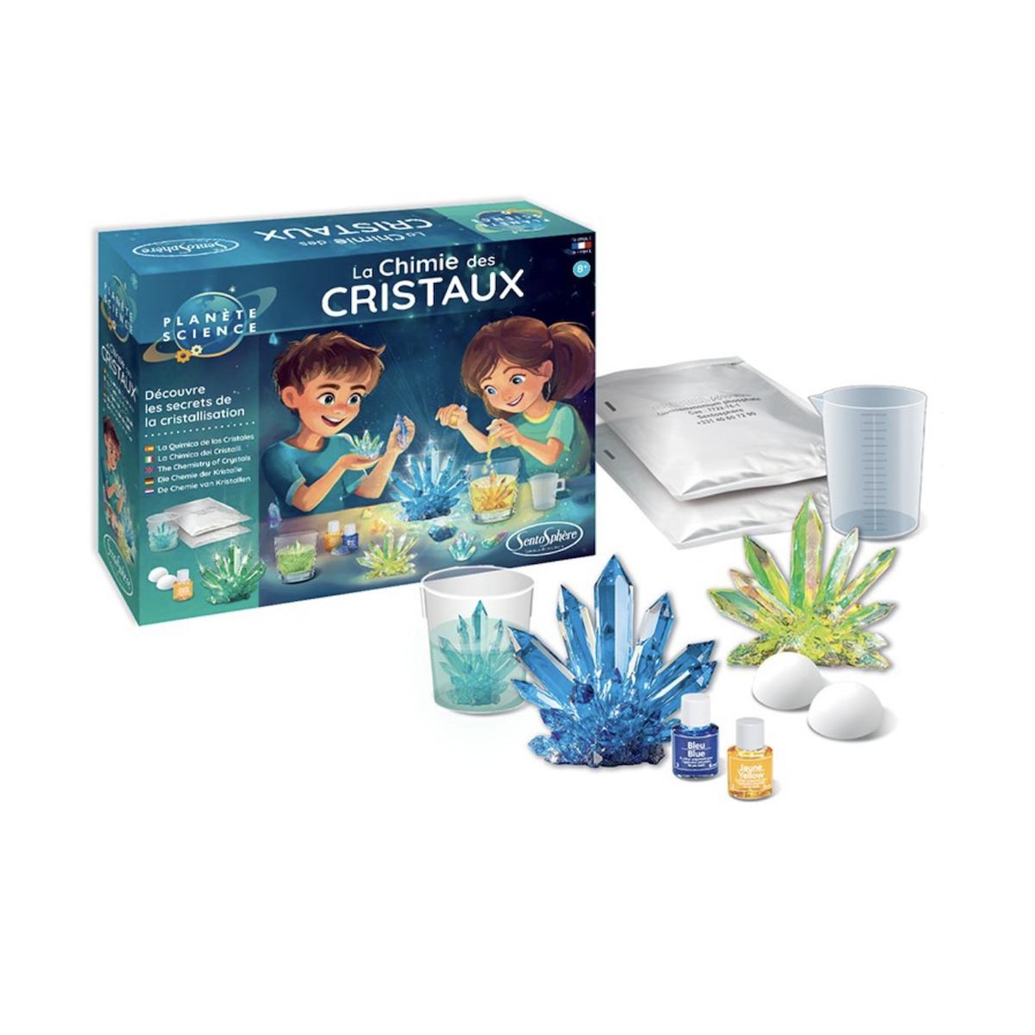 Voir la diapositive 2 : Sentosphere La chimie des cristaux - Kit experience