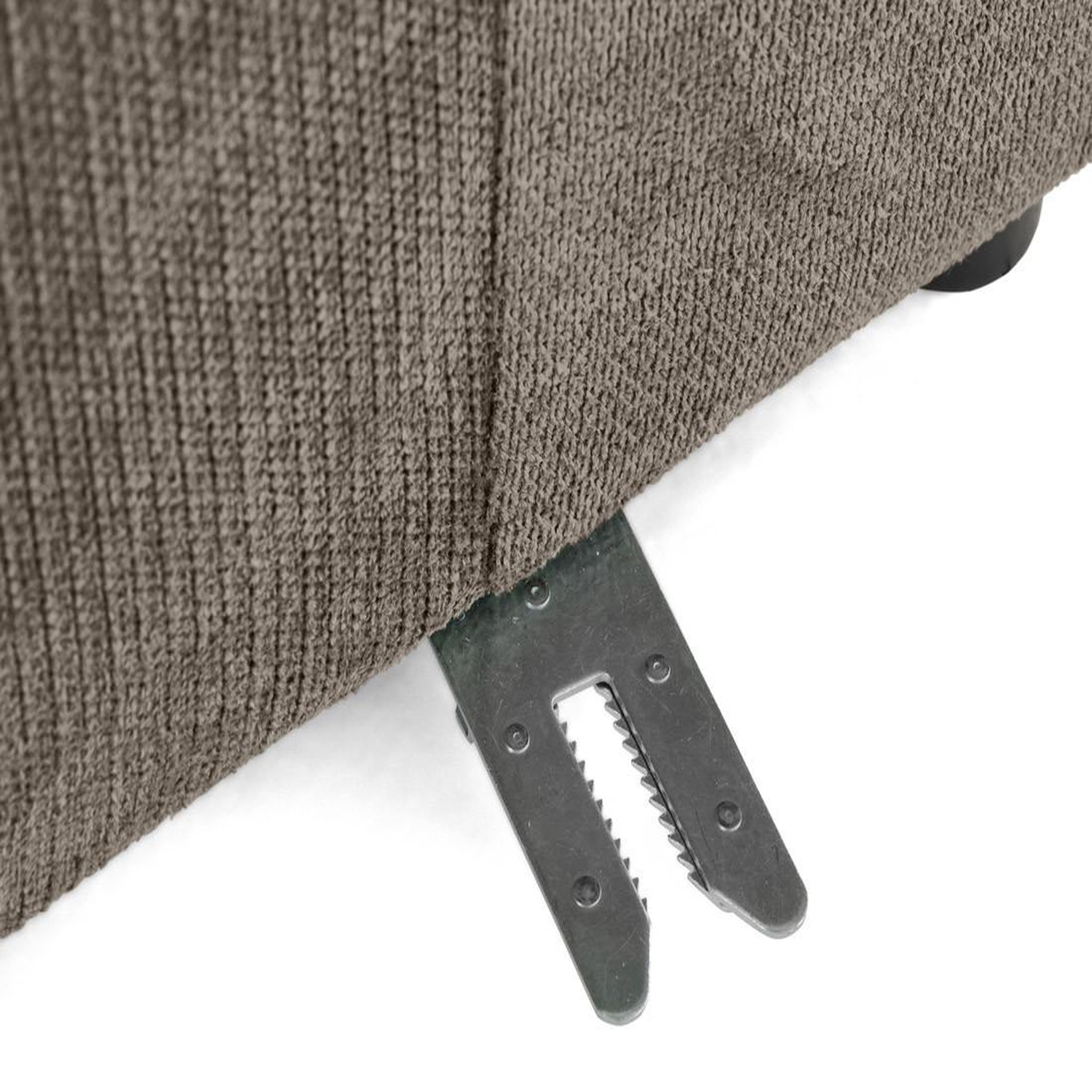 Voir la diapositive 3 : LISA DESIGN Debbie - module d'assise gauche en tissu texturé