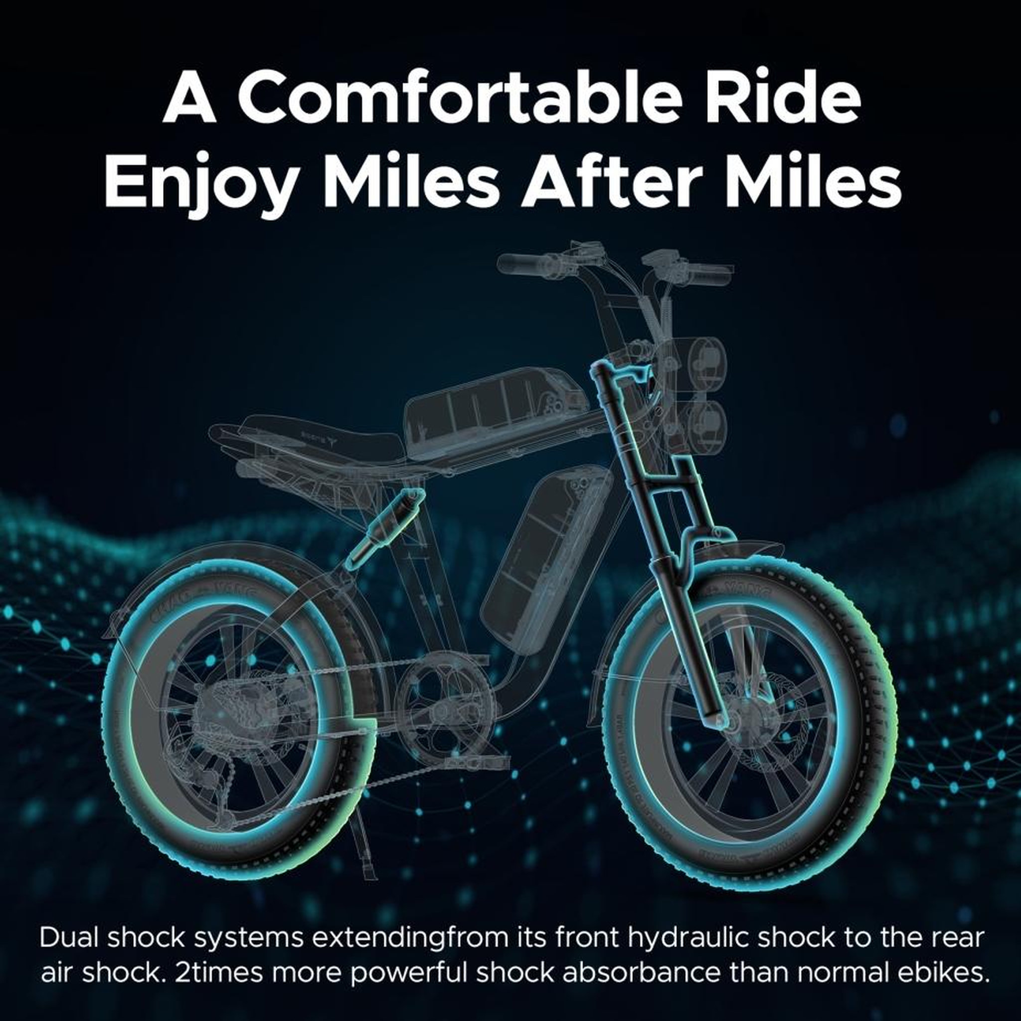 Voir la diapositive 3 : ENGWE Vélo électrique Engwe M20 pour adultes 48 V 26 Ah