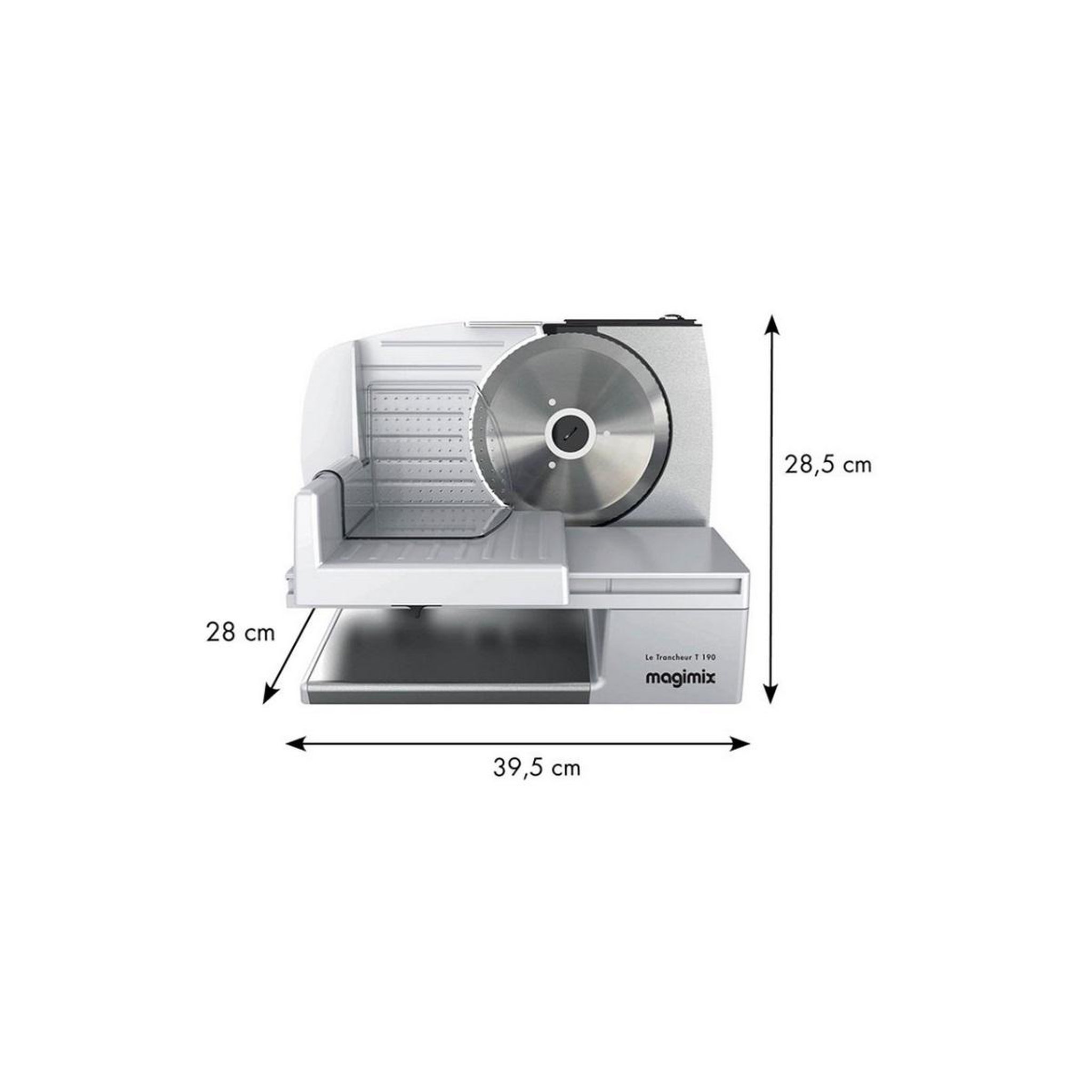 Voir la diapositive 5 : MAGIMIX Trancheuse électrique 150w inox - 11651
