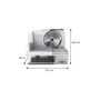 Voir la diapositive 5 : MAGIMIX Trancheuse électrique 150w inox - 11651
