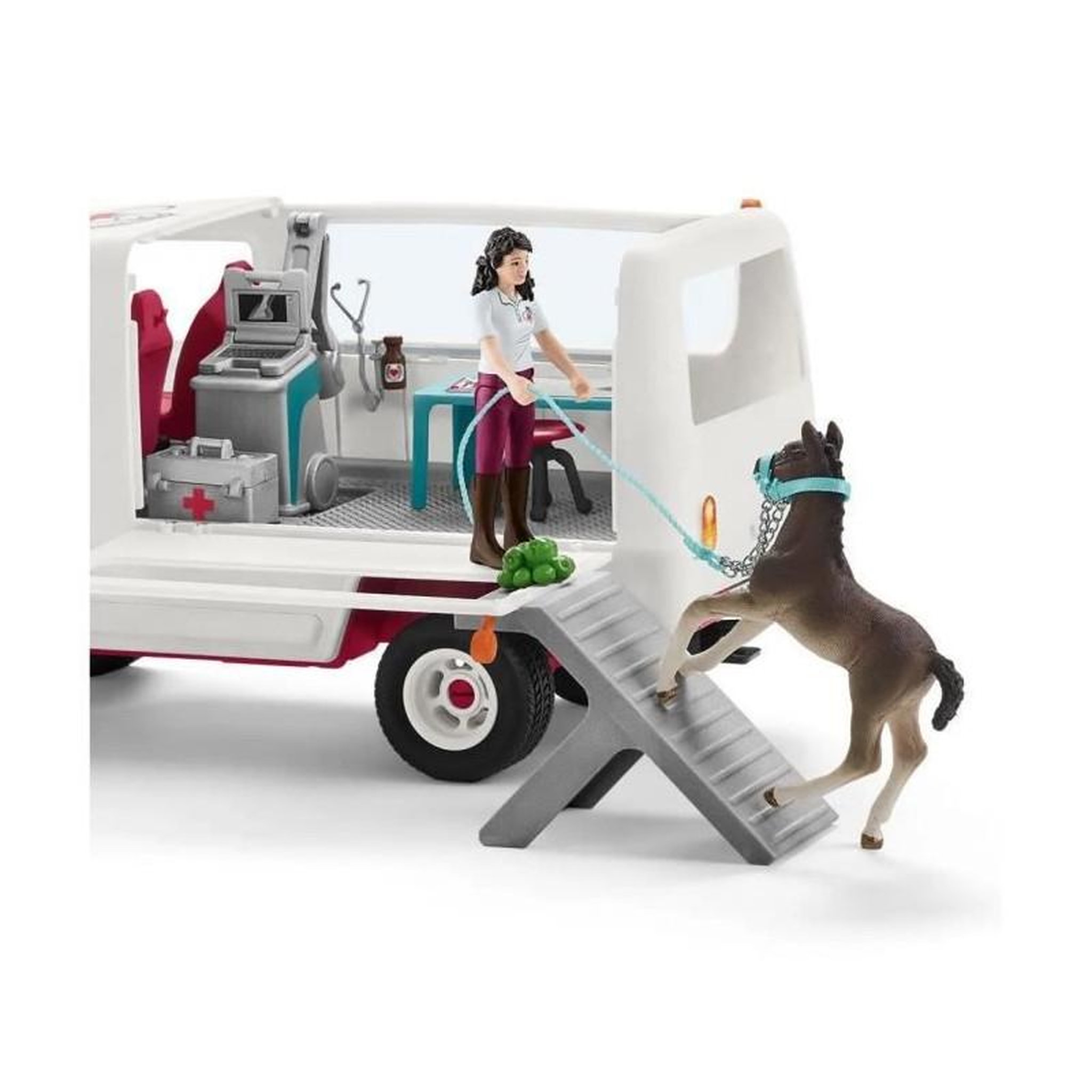 Voir la diapositive 6 : Schleich Vétérinaire mobile avec poulain Hanovrien - SCHLEICH - 42439 - A partir de 5 ans