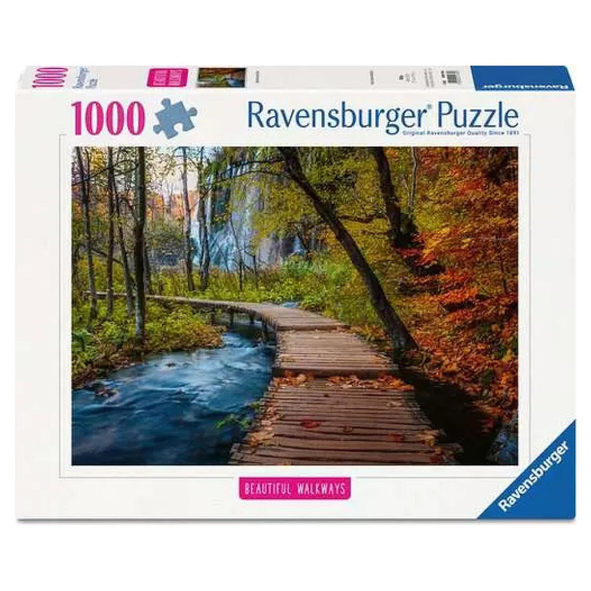 RAVENSBURGER Puzzle 1000 pièces - Chemin boisé d'Automne