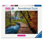 RAVENSBURGER Puzzle 1000 pièces - Chemin boisé d'Automne