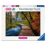 Voir la diapositive 1 : RAVENSBURGER Puzzle 1000 pièces - Chemin boisé d'Automne