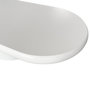 Voir la diapositive 4 : Paris Prix Table Basse Ovale Avec Tiroirs  Donna  120cm Blanc