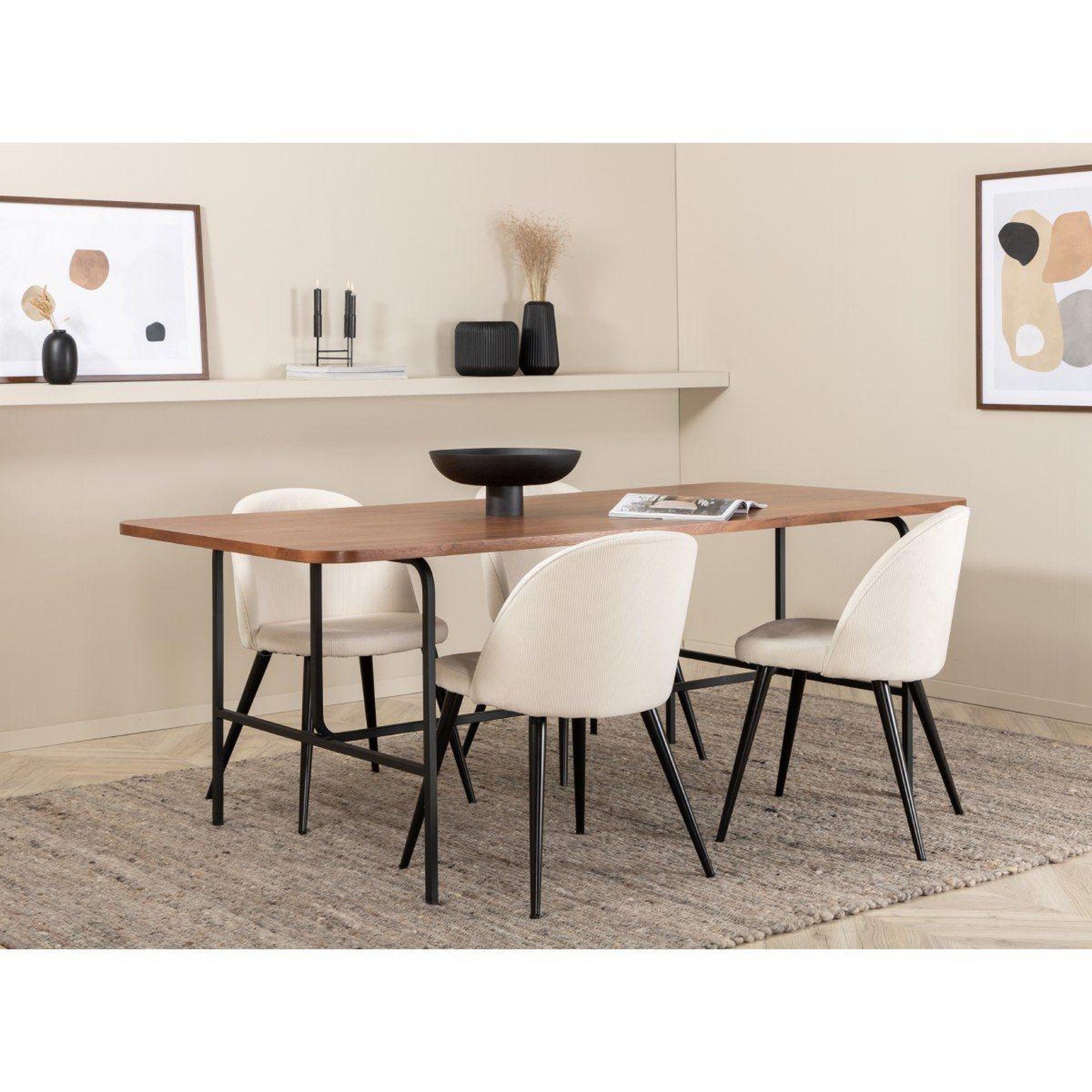 Voir la diapositive 6 : Paris Prix Table à manger design  uno  200cm marron