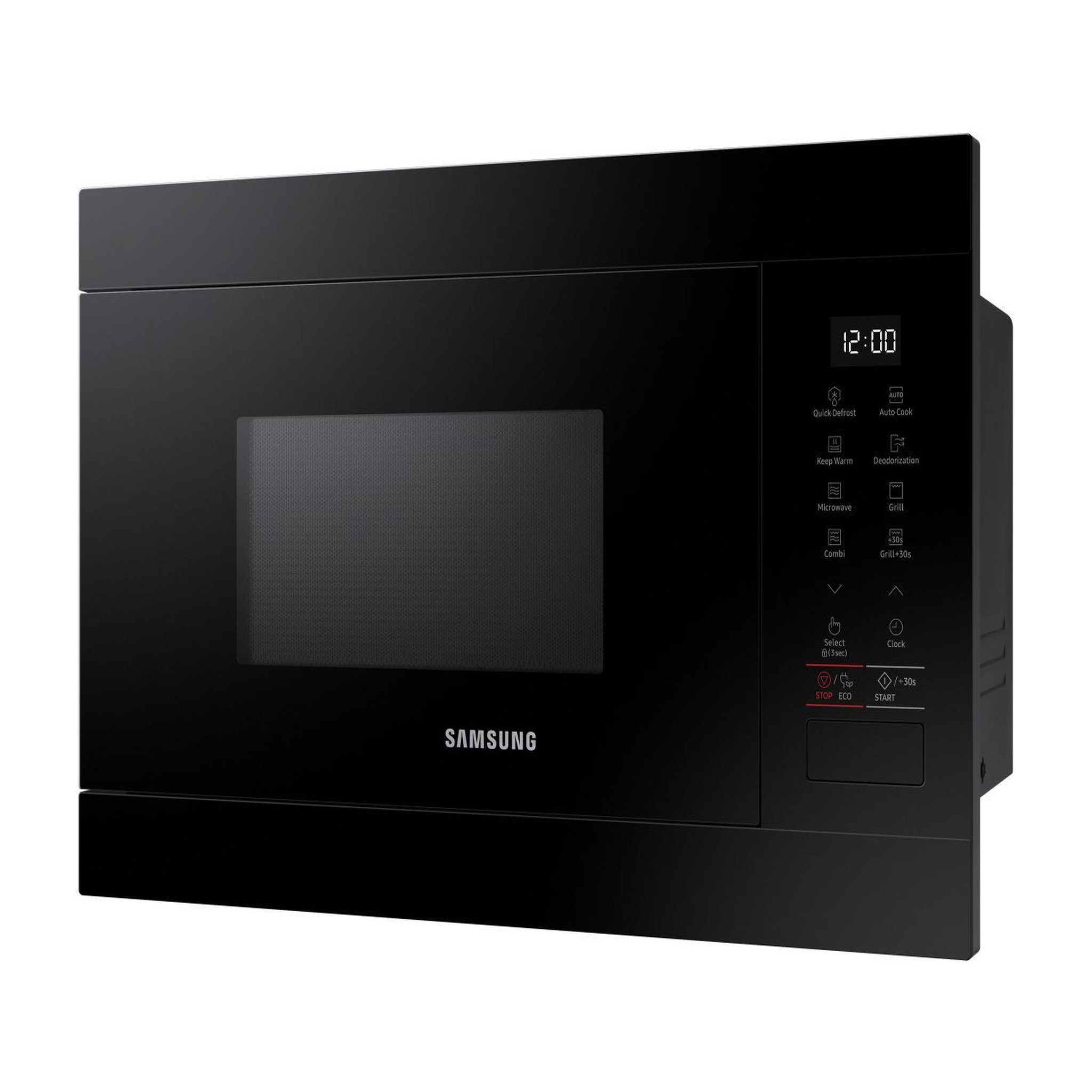 Voir la diapositive 3 : Samsung Micro-ondes grill encastrable samsung mg22m8254ak 22 l noir verre