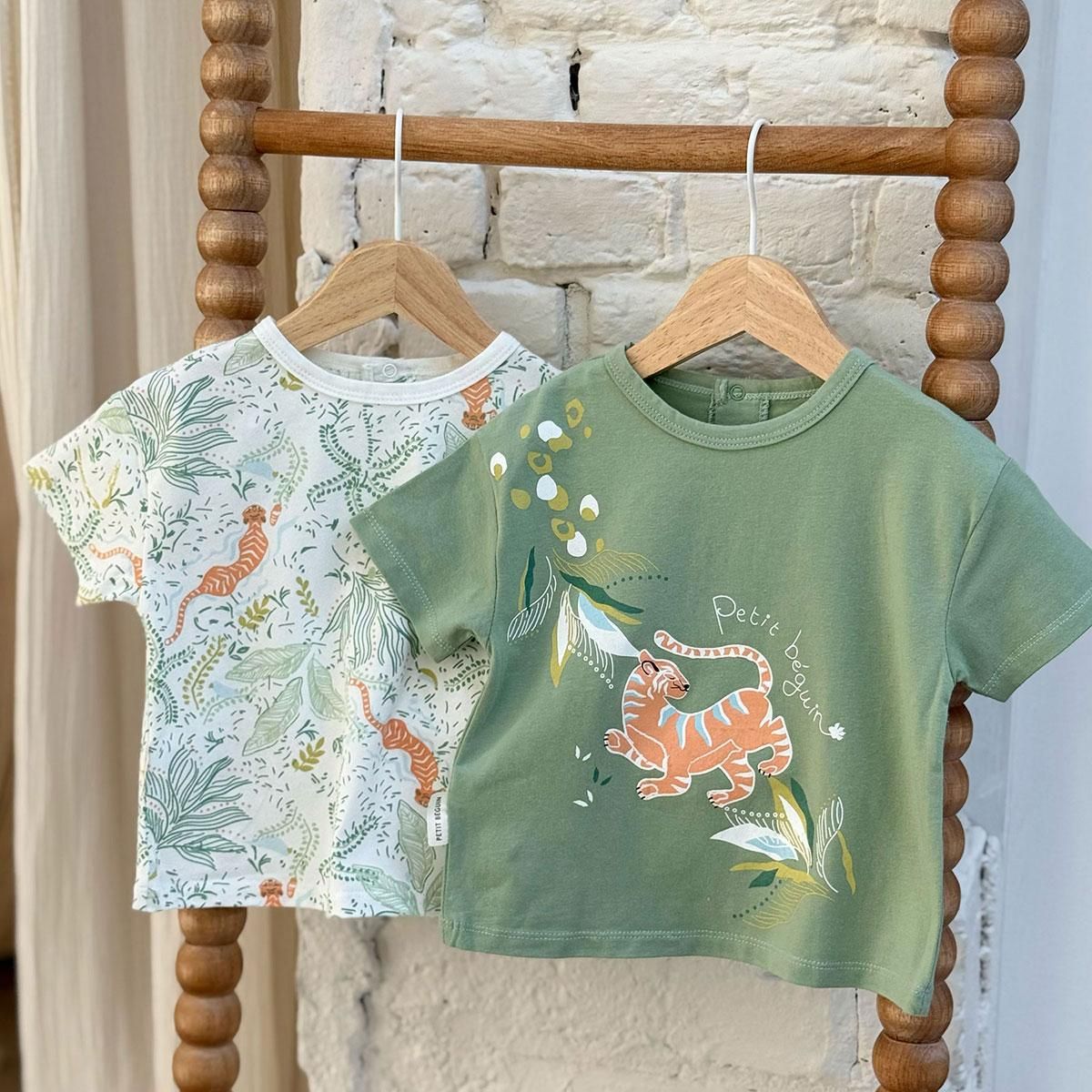Petit Béguin Lot de 2 t-shirts enfant Kanha