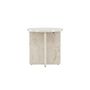 Voir la diapositive 3 : Paris Prix Table d'Appoint Effet Marbre  Alesund  50cm Beige