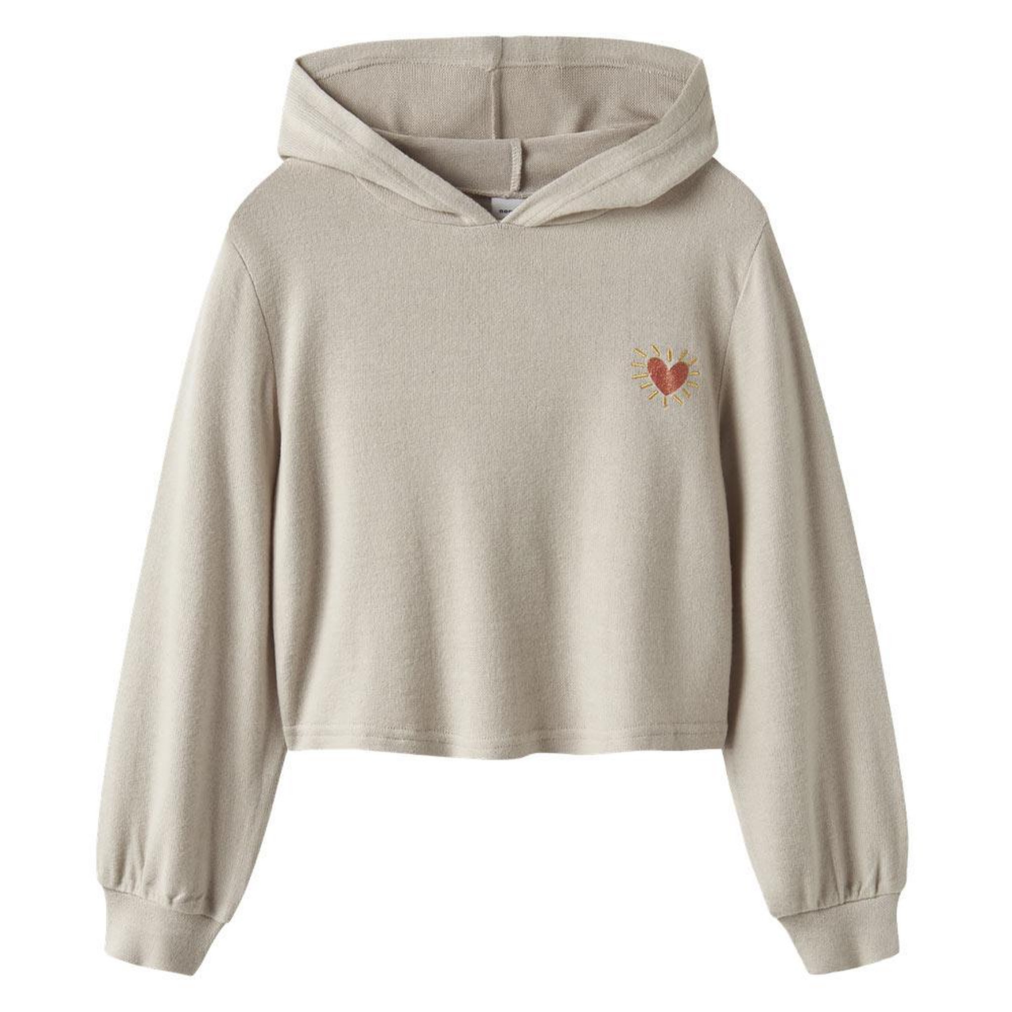Voir la diapositive 2 : NAME IT Sweat à capuche beige fille name it billie