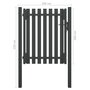 Voir la diapositive 4 : VIDAXL Portail de cloture de jardin Acier 1x1,5 m Anthracite