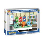 Funko Pack de 3 figurines Funko Pop Moments Deluxe Pokémon Bulbasaur Charmander et Squirtle