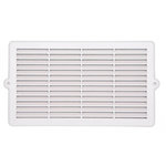 CENTRALE BRICO Grille d'aération abs naturel, L.15.2 x l.27.6 cm
