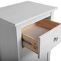 Voir la diapositive 3 : VS VENTA-STOCK Chiffonnier Nuit 4 tiroirs Berna dans les tiroirs Blanc, 46 cm Longueur