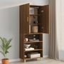 Voir la diapositive 4 : VIDAXL Armoire murale suspendue Chene marron 69,5x34x90 cm
