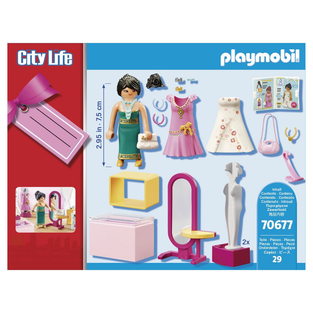 PLAYMOBIL 70677 - City Life Boutique de mode 