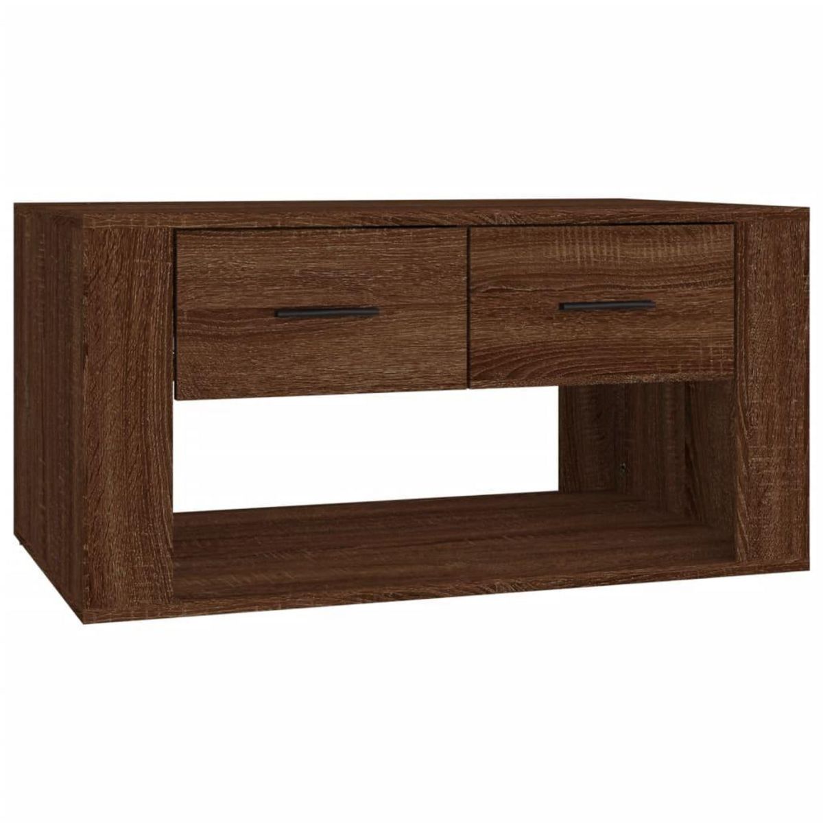 VIDAXL Table basse Chene marron 80x50x40 cm Bois d'ingenierie