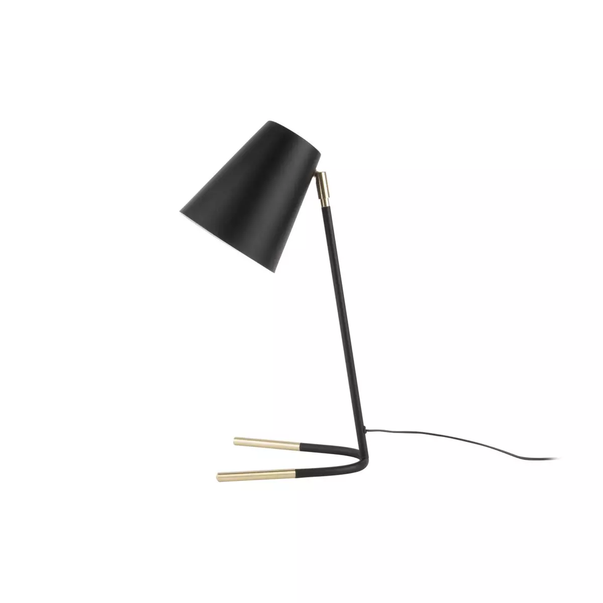 Leitmotiv Lampe à poser design Noble - H. 46 cm - Noir