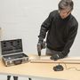 Voir la diapositive 5 : POWERPLUS Malette perceuse 18v lithium 153 accessoires